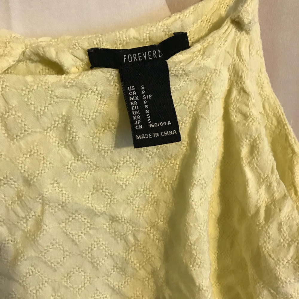 Yellow Tank Top